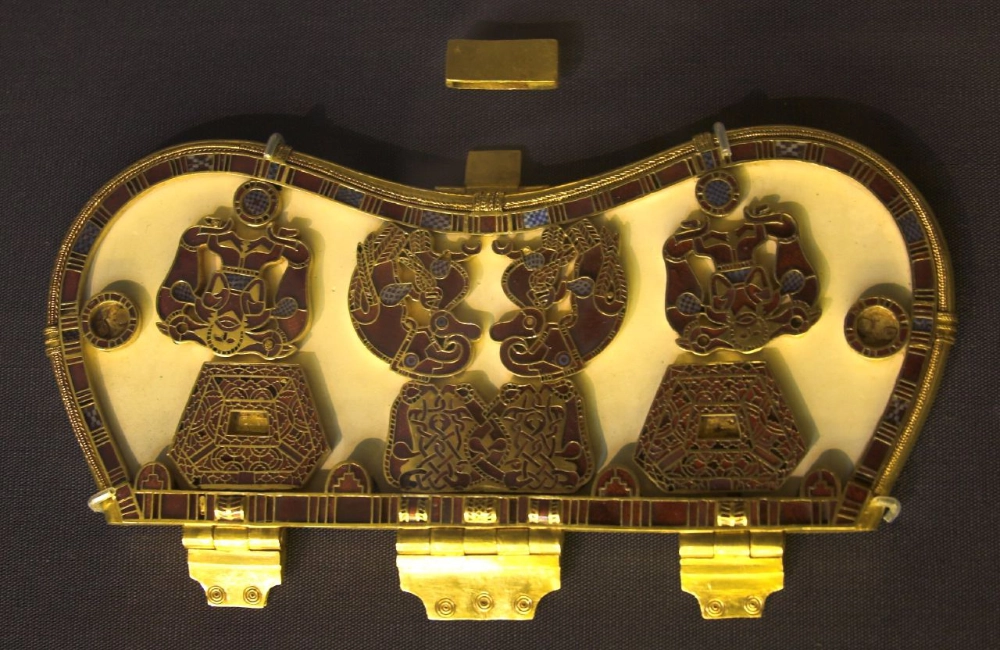 Sutton Hoo purse lid at the British Museum